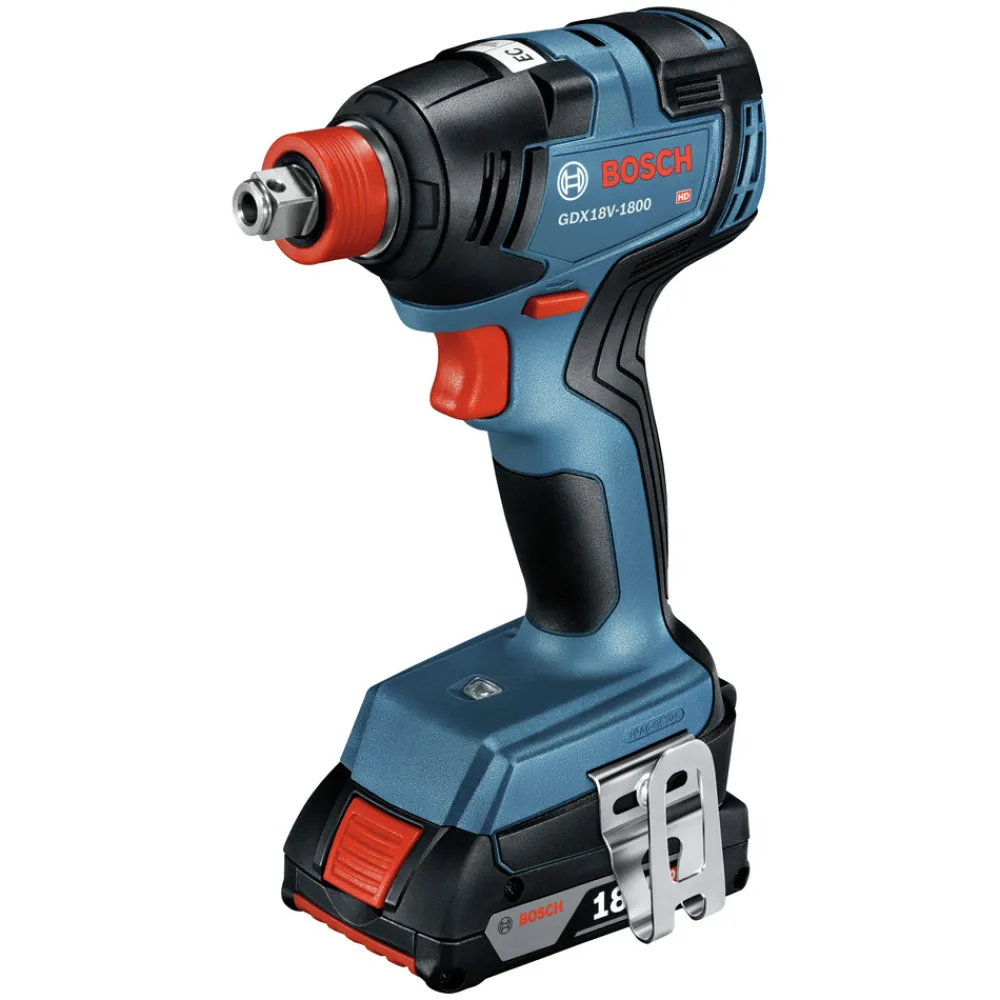Outlet Factory Reconditioned 18V EC Brushless Lithium-Ion 1/4 in. and 1/2 in. Cordless 2-in-1 Bit/Socket Impact Driver Kit (2 Ah) Impact Drivers|Impact Drivers