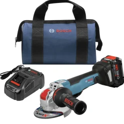 Best Factory Reconditioned 18V X-LOCK Brushless Lithium-Ion 4-1/2 - 5 in. Cordless Angle Grinder Kit (8 Ah) Angle Grinders
