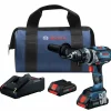 Online Factory Reconditioned 18V Brute Tough Connected-Ready EC Brushless Lithium-Ion 1/2 in. Cordless Hammer Drill Driver Kit with 2 Batteries (4 Ah) Drill Drivers