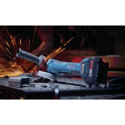 Discount Factory Reconditioned 18V Brushless Lithium-Ion 4-1/2 - 5 in. Cordless Angle Grinder with Paddle Switch (Tool Only) Angle Grinders