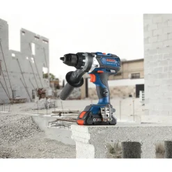 Factory Reconditioned 18V Brushless Lithium-Ion 1/2 in. Cordless Connected-Ready Hammer Drill Driver Kit with 2 Batteries (4 Ah) Hammer Drills