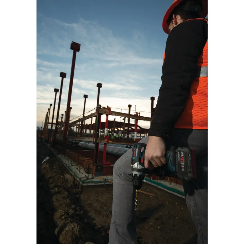 Factory Reconditioned 18V Brushless Lithium-Ion 1/2 in. Cordless Connected-Ready Hammer Drill Driver Kit with 2 Batteries (4 Ah) Hammer Drills