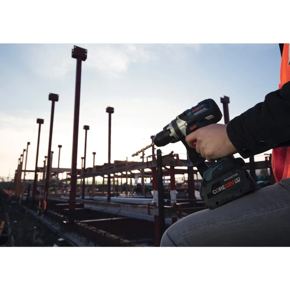 Factory Reconditioned 18V Brushless Lithium-Ion 1/2 in. Cordless Connected-Ready Hammer Drill Driver Kit with 2 Batteries (4 Ah) Hammer Drills