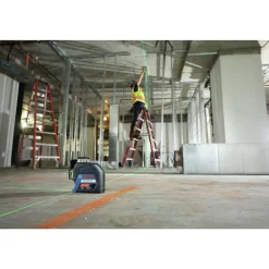 Outlet Factory Reconditioned 360 Degrees Green-Beam Three-Plane Leveling and Alignment-Line Laser Measuring Tools