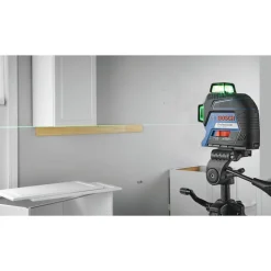 Outlet Factory Reconditioned 360 Degrees Green-Beam Three-Plane Leveling and Alignment-Line Laser Measuring Tools