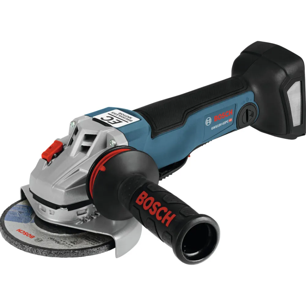 Outlet Factory Reconditioned 18V EC/4-1/2 in. Brushless Connected-Ready Angle Grinder with Paddle Switch (Tool Only) Angle Grinders