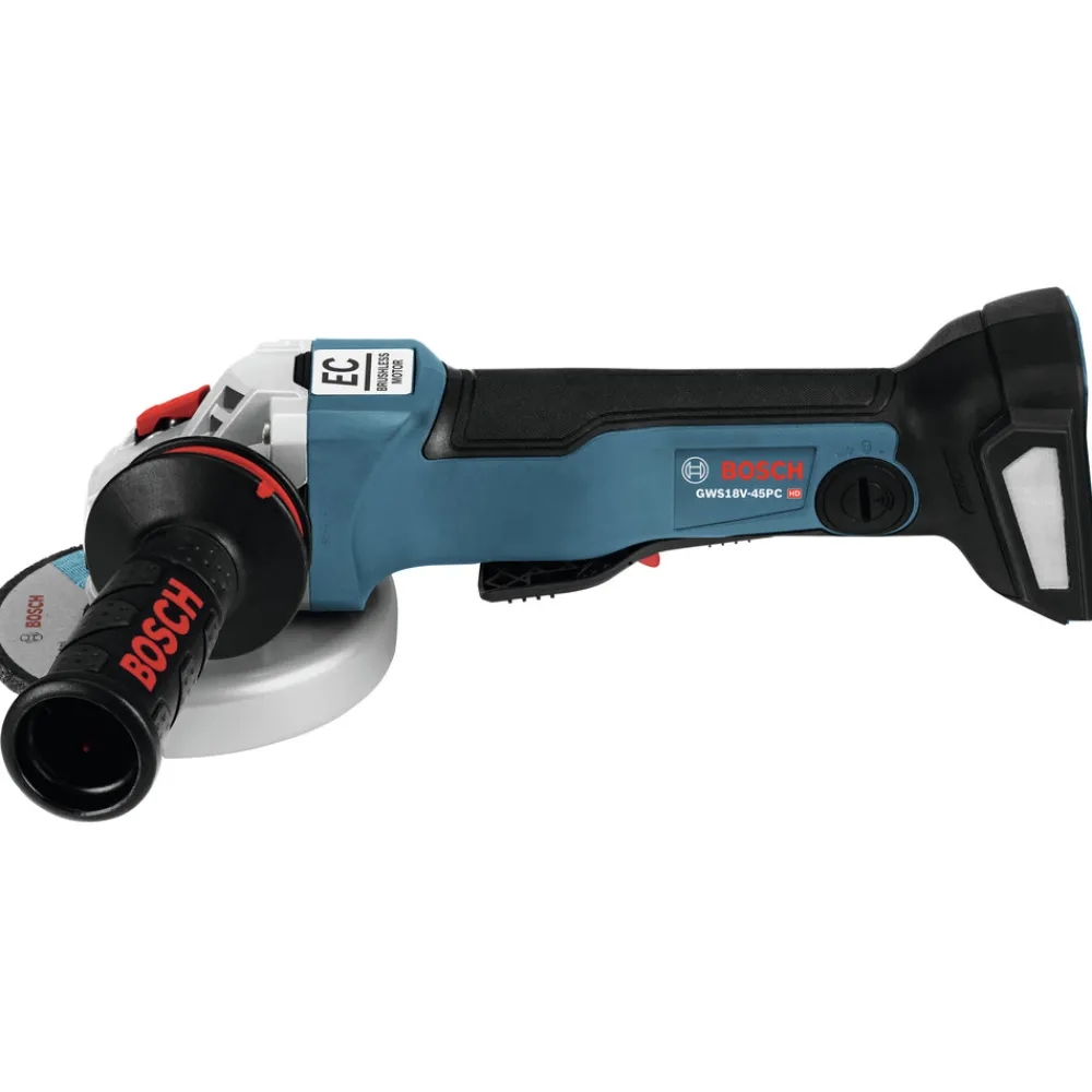 Outlet Factory Reconditioned 18V EC/4-1/2 in. Brushless Connected-Ready Angle Grinder with Paddle Switch (Tool Only) Angle Grinders