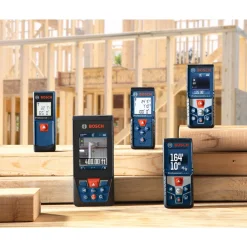 Clearance Factory Reconditioned 400 ft Cordless Bluetooth Laser Measure with Camera Viewfinder and AA Batteries Kit Measuring Tools