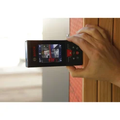 Clearance Factory Reconditioned 400 ft Cordless Bluetooth Laser Measure with Camera Viewfinder and AA Batteries Kit Measuring Tools