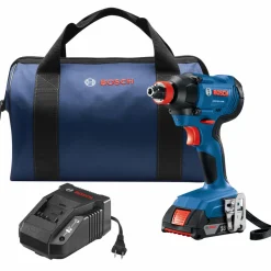 Outlet Factory Reconditioned 18V Freak Lithium-Ion 1/4 in. and 1/2 in. Cordless Two-In-One Bit/Socket Impact Driver Kit (2 Ah) Impact Drivers|Impact Drivers