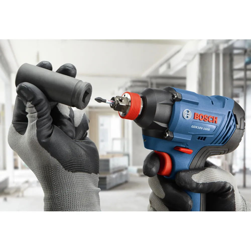 Outlet Factory Reconditioned 18V Freak Lithium-Ion 1/4 in. and 1/2 in. Cordless Two-In-One Bit/Socket Impact Driver Kit (2 Ah) Impact Drivers|Impact Drivers