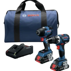 New Factory Reconditioned 18V Compact Tough Connected-Ready EC Brushless Lithium-Ion 1/2 in. Cordless Drill Driver / 1/4 in. Hex Impact Driver Combo Kit with 2 Batteries (4 Ah) Combo Kits