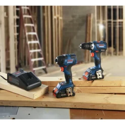 New Factory Reconditioned 18V Compact Tough Connected-Ready EC Brushless Lithium-Ion 1/2 in. Cordless Drill Driver / 1/4 in. Hex Impact Driver Combo Kit with 2 Batteries (4 Ah) Combo Kits