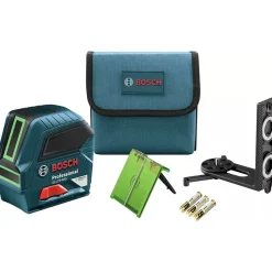 Discount Factory Reconditioned Green-Beam Self-Leveling Cross-Line Laser Measuring Tools