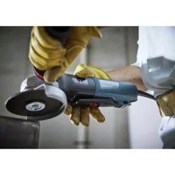 Clearance Factory Reconditioned 120V 13 Amp 5 in. Corded Angle Grinder with Brake and No Lock-On Paddle Switch Angle Grinders