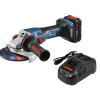 Outlet Factory Reconditioned 18V PROFACTOR Brushless Connected-Ready Lithium-Ion 5 in. - 6 in. Cordless Angle Grinder Kit with Slide Switch (8 Ah) Angle Grinders