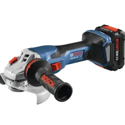 Outlet Factory Reconditioned 18V PROFACTOR Brushless Connected-Ready Lithium-Ion 5 in. - 6 in. Cordless Angle Grinder Kit with Slide Switch (8 Ah) Angle Grinders