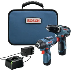 Factory Reconditioned 12V Max Brushless Lithium-Ion 3/8 in. Cordless Drill Driver/1/4 in. Hex impact Driver Combo Kit with 2 Batteries (2 Ah) Combo Kits