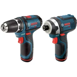 Discount Factory Reconditioned 12V Max Lithium-Ion 3/8 in. Cordless Drill/Driver and Impact Driver Combo Kit (2 Ah) Combo Kits