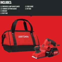 Hot Factory Reconditioned 6 Amp Corded Handheld Planer Woodworking Tools