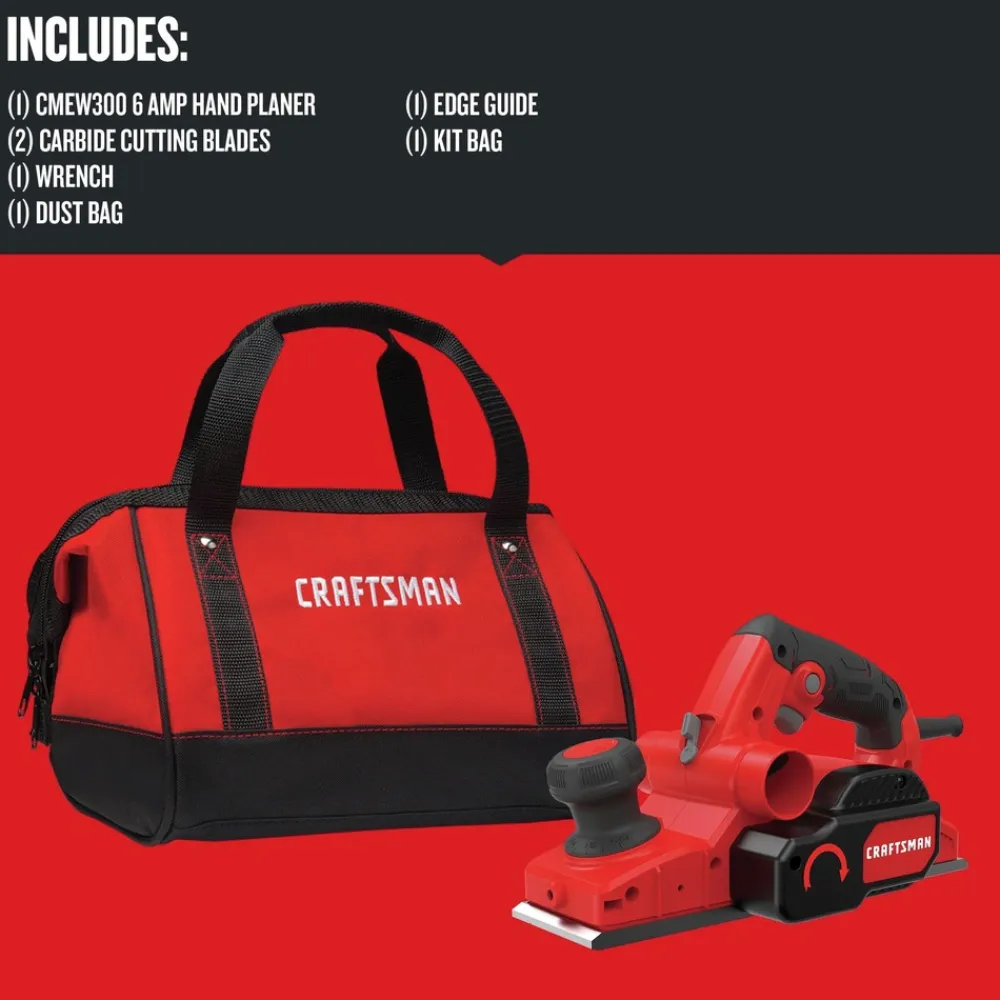 Hot Factory Reconditioned 6 Amp Corded Handheld Planer Woodworking Tools