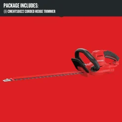 New Factory Reconditioned 3.8 Amp 22 in. Corded Hedge Trimmer with Power Saw Outdoor Power Combo Kits