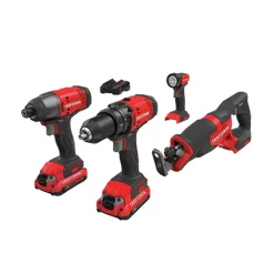 Discount Factory Reconditioned 20V Lithium-Ion Cordless 4-Tool Combo Kit (2 Ah) Combo Kits