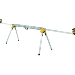 Discount Factory Reconditioned 9 in. x 150 in. x 32 in. Heavy-Duty Miter Saw Stand - Silver Power Tool Accessories