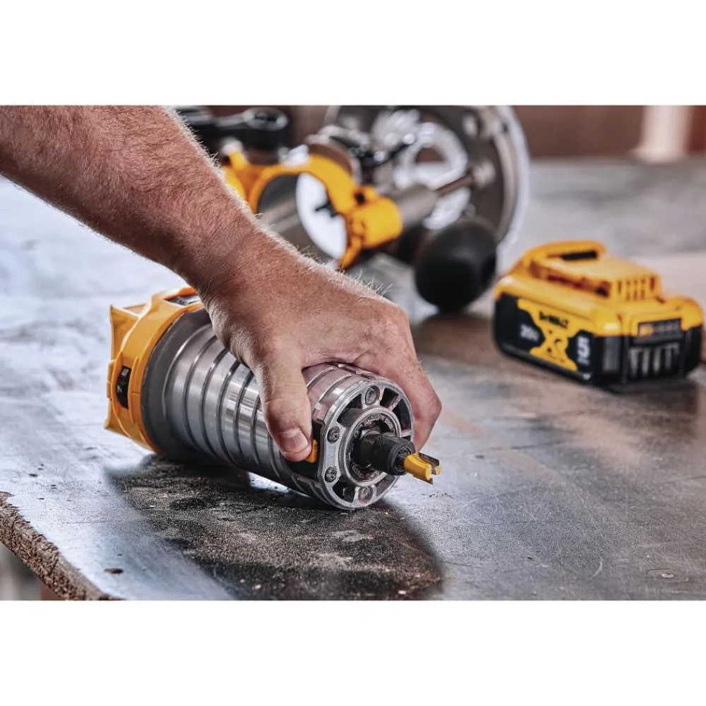Clearance Factory Reconditioned DCW600BR 20V MAX XR Brushless Compact Lithium-Ion 1/4 in. Cordless Router (Tool Only) Woodworking Tools|Routers And Trimmers
