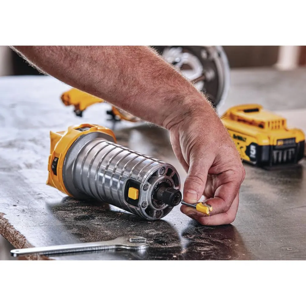 Clearance Factory Reconditioned DCW600BR 20V MAX XR Brushless Compact Lithium-Ion 1/4 in. Cordless Router (Tool Only) Woodworking Tools|Routers And Trimmers