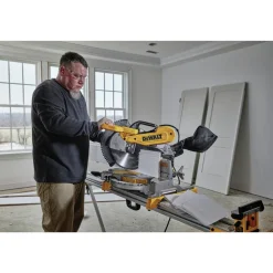 Discount Factory Reconditioned 120V 15 Amp Electric Double-Bevel Compound 12 in. Corded Miter Saw Miter Saws|Scroll Saws