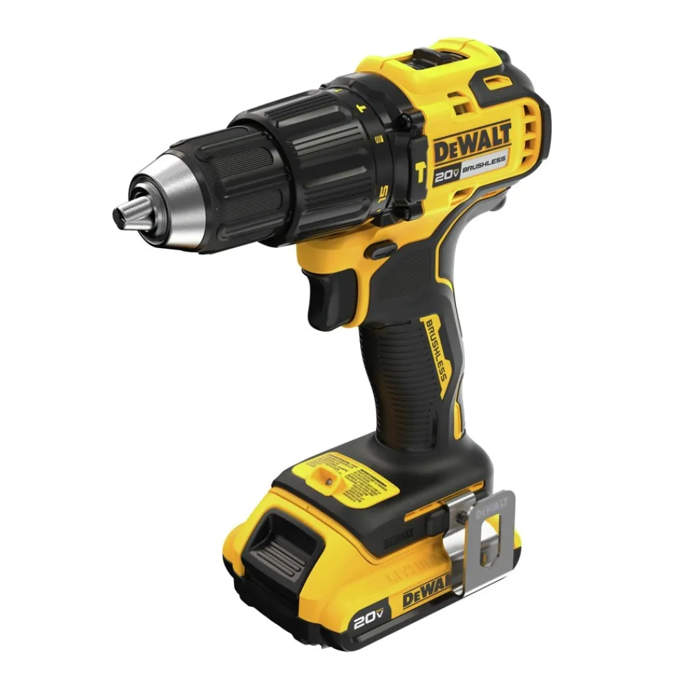 Hot Factory Reconditioned 20V MAX Lithium-Ion Brushless 1/2 in. Cordless Hammer Drill Kit (2 Ah) Hammer Drills