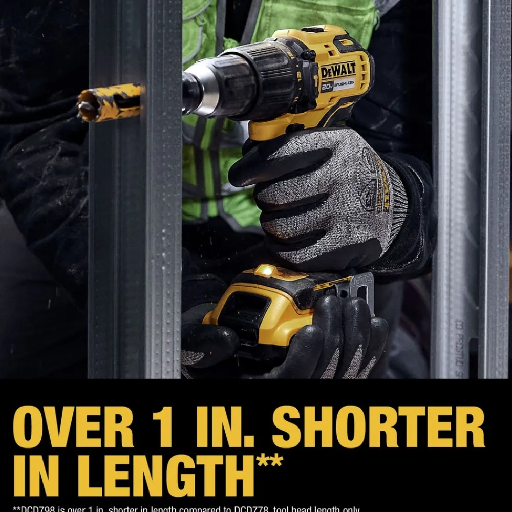 Hot Factory Reconditioned 20V MAX Lithium-Ion Brushless 1/2 in. Cordless Hammer Drill Kit (2 Ah) Hammer Drills