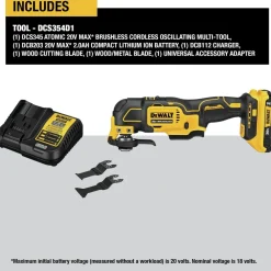 Outlet Factory Reconditioned 20V MAX ATOMIC Brushless Lithium-Ion Cordless Oscillating Multi-Tool Kit (2 Ah) Multi Tools