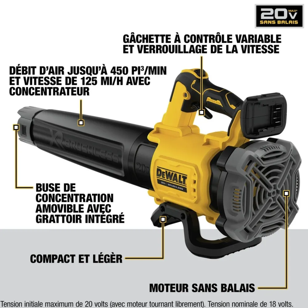 Clearance Factory Reconditioned 20V MAX XR Brushless Lithium-Ion 14 in. Cordless Folding String Trimmer/Handheld Blower Combo Kit (4 Ah) Outdoor Power Combo Kits