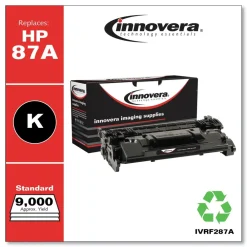 Online Factory Reconditioned IVRF287A 9000 Page-Yield Remanufactured Toner Replacement for 87A (CF287A) - Black Office Electronics & Batteries