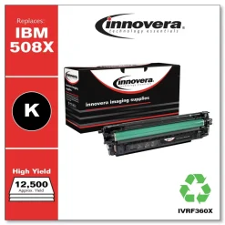 Online Factory Reconditioned Remanufactured 12,500 Page-Yield Replacement High-Yield Toner for 508X (CF360X) - Black Office Electronics & Batteries