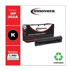 Hot Factory Reconditioned IVRF500A Remanufactured 1,400 Page-Yield Replacement Toner for 202A (CF500A) - Black Office Electronics & Batteries