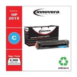 Discount Factory Reconditioned 2300 Page-Yield Remanufactured High-Yield Toner - Cyan Office Electronics & Batteries
