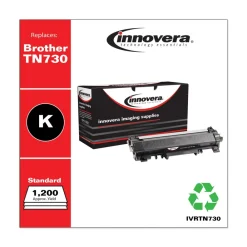 New Factory Reconditioned 1200 Page-Yield Remanufactured Toner Replacement for TN730 - Black Office Electronics & Batteries