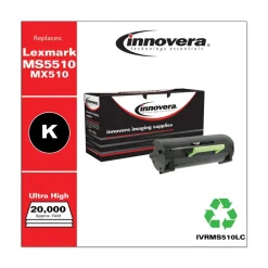 Online Factory Reconditioned Remanufactured 20000 Page Ultra High Yield Toner Cartridge - Black Office Electronics & Batteries