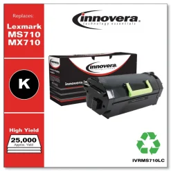 Sale Factory Reconditioned Remanufactured 25000 Page High Yield Toner Cartridge - Black Office Electronics & Batteries