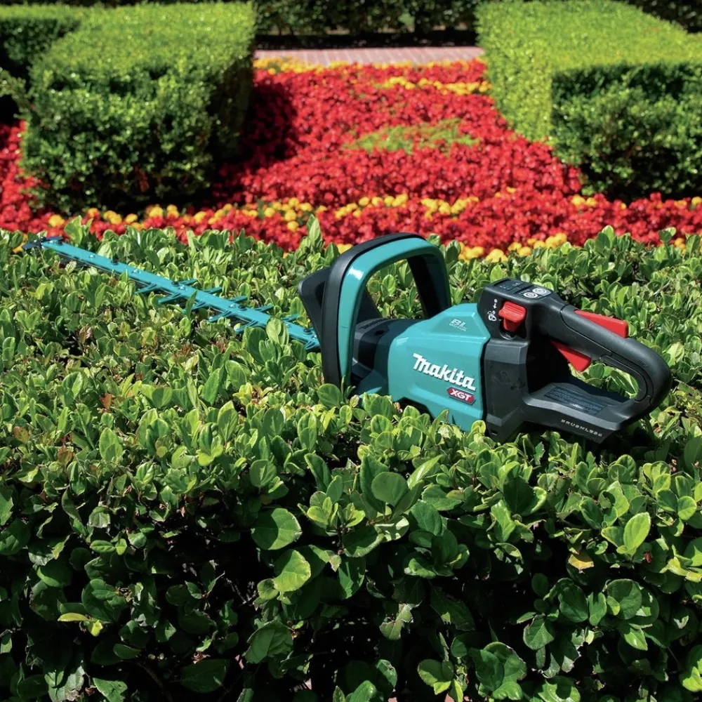 Discount Factory Reconditioned 40V max XGT Brushless Lithium-Ion 24 in. Cordless Hedge Trimmer (Tool Only) Hedge Trimmers
