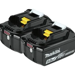 Discount Factory Reconditioned 18V LXT Brushless Lithium-Ion 1/2 in. Cordless Hammer Drill Driver and 4-Speed Impact Driver Combo Kit with 2 Batteries (5 Ah) Combo Kits