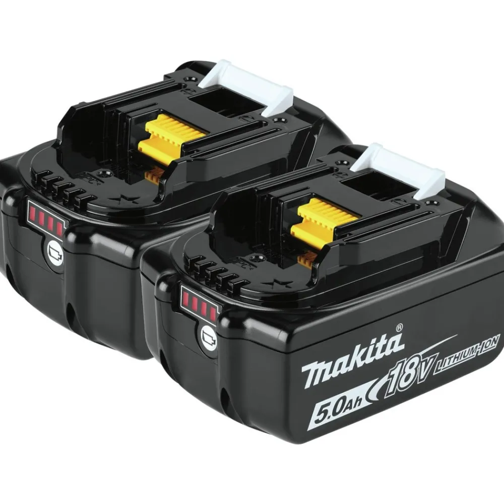 Discount Factory Reconditioned 18V LXT Brushless Lithium-Ion 1/2 in. Cordless Hammer Drill Driver and 4-Speed Impact Driver Combo Kit with 2 Batteries (5 Ah) Combo Kits