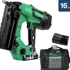 Best Factory Reconditioned 18V Brushless Lithium-Ion 16 Gauge Cordless Straight Brad Nailer Kit (3 Ah) Nailers & Staplers