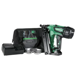 Clearance Factory Reconditioned 18V 15 Gauge Cordless Brushless Lithium-Ion Brad Nailer Kit Nailers & Staplers
