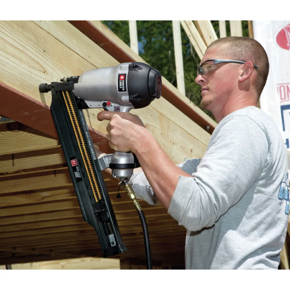 Best Factory Reconditioned 22 Degree 3-1/2 in. Full Round Head Framing Nailer with Air Compressor Pneumatic Nailers And Staplers