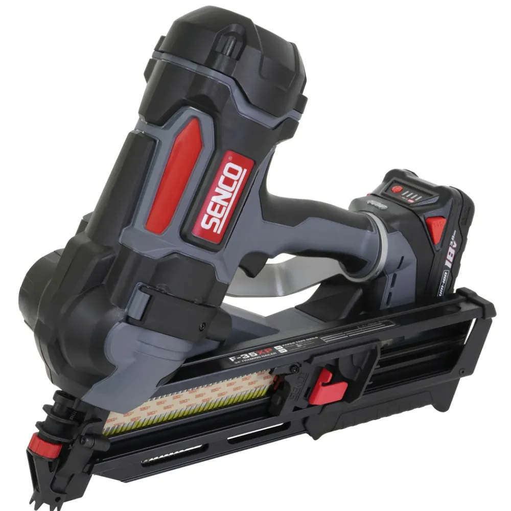 Clearance Factory Reconditioned 18V Lithium-Ion 30 - 34-Degree Paper-Tape 3-1/2 in. Cordless Pneumatic Framing Nailer (3 Ah) Nailers & Staplers
