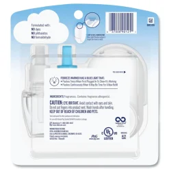 Hot PLUG 6.54 in. x 2.99 in. x 5.98 in. Air Freshener Warmer Start Kit - Clear/White (4/Carton) Odor Control